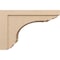 Ekena Millwork 12"W x 36"D x 24"H Classic Warren Rough Cedar Woodgrain TimberThane Corbel, Primed Tan CORUR12X36X24WARRCPR - alternate 2